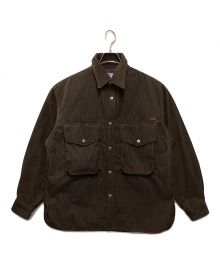 THE NORTH FACE（ザ ノース フェイス）の古着「Corduroy Insulation Shirt Jacket」｜ブラウン