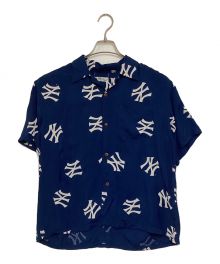 Sun Surf×BEAMS（サンサーフ×ビームス）の古着「MLBアロハシャツ」｜ネイビー