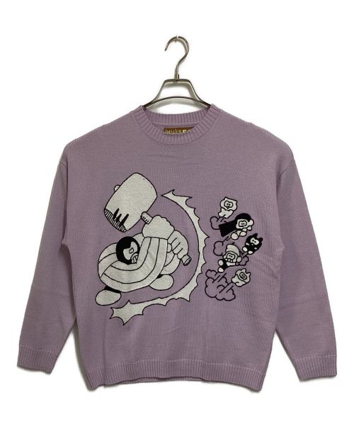 BRAIN DEAD（ブレインデッド）BRAIN DEAD (ブレインデッド) Hammer Sweater パープル サイズ:Sの古着・服飾アイテム