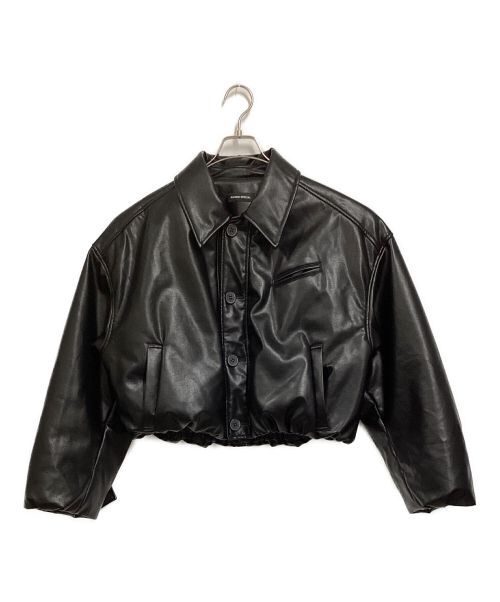 MAISON SPECIAL（メゾンスペシャル）MAISON SPECIAL (メゾンスペシャル) Vegan Leather Balloon Blouson ブラック サイズ:Freeの古着・服飾アイテム