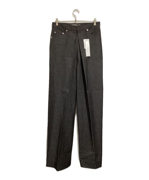 JOHN LAWRENCE SULLIVAN（ジョン ローレンス サリバン）JOHN LAWRENCE SULLIVAN (ジョンローレンスサリバン) Rigid denim wide pants ブラック サイズ:46の古着・服飾アイテム