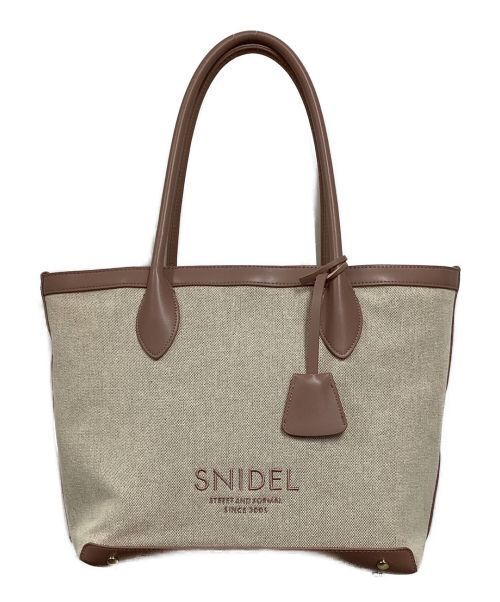 Snidel（スナイデル）Snidel (スナイデル) エコキャンバスバッグL ピンクの古着・服飾アイテム