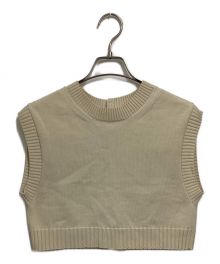 AURALEE（オーラリー）の古着「DRY COTTON KNIT VEST」｜ベージュ