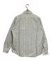 NIGEL CABOURN (ナイジェルケーボン) BRITISH OFFICERS SHIRT グリーン×ホワイト サイズ:50：6000円