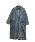 MAISON SPECIALメゾンスペシャル）の古着「Washed Denim Coat」｜インディゴ