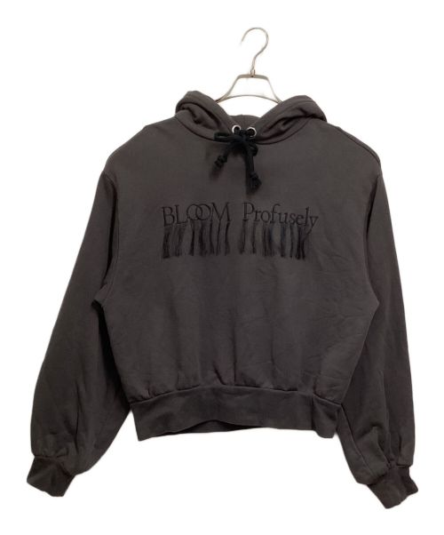 MAISON SPECIAL（メゾンスペシャル）MAISON SPECIAL (メゾンスペシャル) BLOOM Embroidery Logo Hoodie グレー サイズ:FREEの古着・服飾アイテム