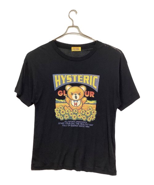 Hysteric Glamour（ヒステリックグラマー）Hysteric Glamour (ヒステリックグラマー) ベアプリントTシャツ ブラック サイズ:FREEの古着・服飾アイテム