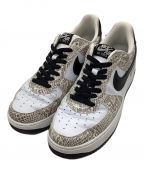 NIKEナイキ）の古着「AIR FORCE 1 RETRO COCOA SNAKE」｜ホワイト×グレー