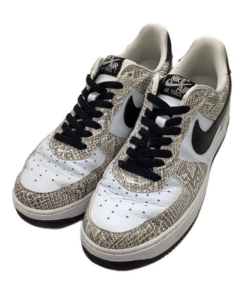 NIKE（ナイキ）NIKE (ナイキ) AIR FORCE 1 RETRO COCOA SNAKE ホワイト×グレー サイズ:US9の古着・服飾アイテム