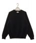 EVCON（エビコン）の古着「SHETLAND WOOL LOW GAGE CREW NECK KNIT」｜ブラック