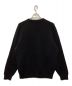 EVCON (エビコン) SHETLAND WOOL LOW GAGE CREW NECK KNIT ブラック サイズ:3：5000円