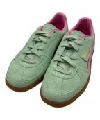 PUMAプーマ）の古着「PALERMO FRESH MINT-FAST PINK」｜グリーン×ピンク