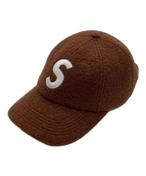 SUPREME（シュプリーム）SUPREME (シュプリーム) Boiled Wool S Logo 6Panel Cap ブラウンの古着・服飾アイテム