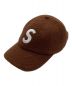 SUPREME（シュプリーム）の古着「Boiled Wool S Logo 6Panel Cap」｜ブラウン