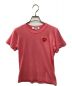 PLAY COMME des GARCONS（プレイ コムデギャルソン）の古着「Red Heart T-Shirt」｜ピンク