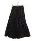 LE CIEL BLEU (ルシェルブルー) Dot Layered Maxi Skirt ブラック サイズ:36：7000円