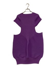 ISSEY MIYAKE（イッセイミヤケ）の古着「EXUBERANCE DRESS」｜パープル