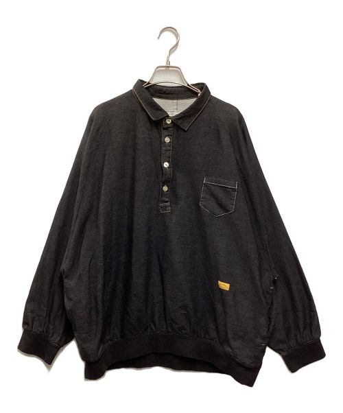 NATAL DESIGN（ネイタルデザイン）NATAL DESIGN (ネイタルデザイン) DENIM SWEAT POLO インディゴ サイズ:Mの古着・服飾アイテム