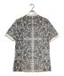 SUPREME (シュプリーム) ペイスリーポロシャツ ホワイト×ネイビー サイズ:S：7000円
