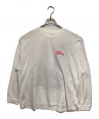 doubletダブレット）の古着「CHAOS EMBROIDERY LONG SLEEVE  T-SHIRT(カオスエンブロイダリーティーシャツ)」｜ホワイト