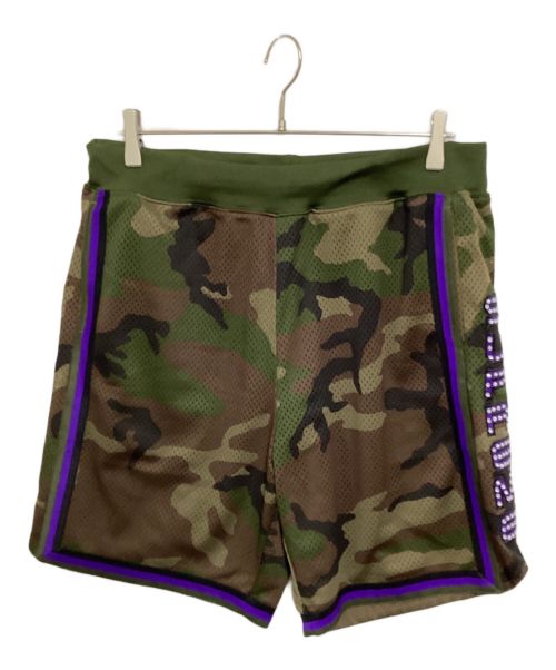 SUPREME（シュプリーム）SUPREME (シュプリーム) Rhinestone Basketball Short (ラインストーン バスケットボール ショート) オリーブ サイズ:Mの古着・服飾アイテム