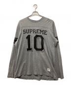 SUPREMEシュプリーム）の古着「Football top L/S Tee」｜グレー