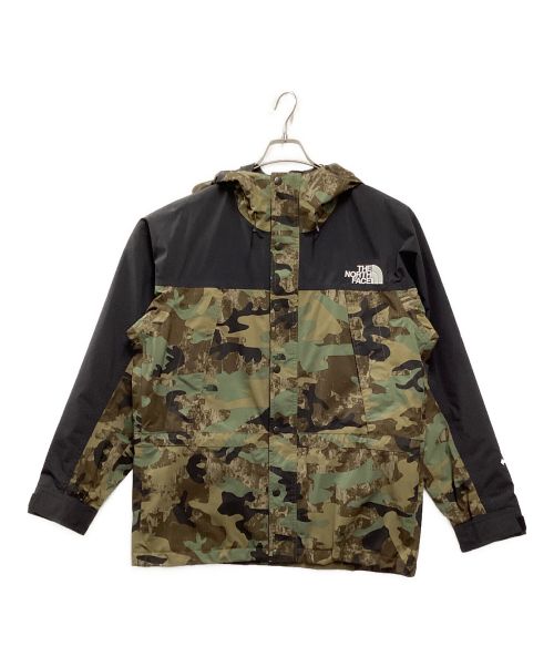 THE NORTH FACE（ザ ノース フェイス）THE NORTH FACE (ザ ノース フェイス) NOVELTY MOUNTAIN LIGHT JACKET オリーブ サイズ:Lの古着・服飾アイテム