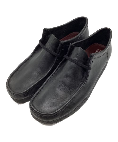 CLARKS ORIGINALS（クラークス オリジナルズ）CLARKS ORIGINALS (クラークス オリジナルズ) Wallabee BLACK LEATHER ブラック サイズ:UK8の古着・服飾アイテム