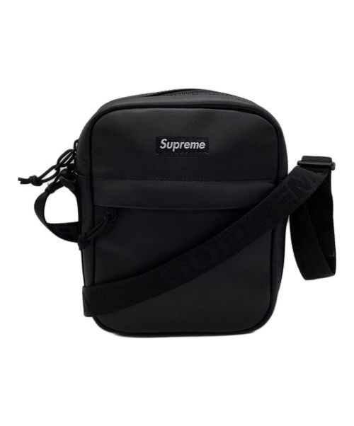 SUPREME（シュプリーム）SUPREME (シュプリーム) Leather Shoulder Bag ブラックの古着・服飾アイテム