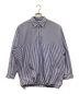 FreshService（フレッシュサービス）の古着「CORPORATE STRIPE ANORAK SHIRT」｜ホワイト×ブルー