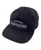 SUPREMEシュプリーム）の古着「Champagne Corduroy 5-Panel」｜ブラック