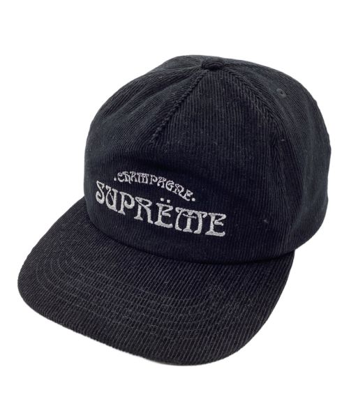 SUPREME（シュプリーム）SUPREME (シュプリーム) Champagne Corduroy 5-Panel ブラックの古着・服飾アイテム