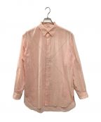 AURALEEオーラリー）の古着「HARD TWIST FINX ORGANDY SHIRT」｜ピンク