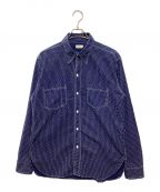 WAREHOUSEウエアハウス）の古着「WIDEAWAKESHIRTS」｜ネイビー