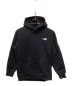 THE NORTH FACE（ザ ノース フェイス）の古着「SQUARE LOGO HOODIE」｜ブラック