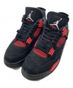 NIKEナイキ）の古着「AIR JORDAN 4 RETRO」｜ブラック×レッド