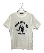 Hysteric Glamourヒステリックグラマー）の古着「ROCK W YOU Tシャツ」｜ホワイト