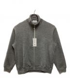 Graphpaperグラフペーパー）の古着「Bulky Wool Terry Zip Up Sweat」｜グレー