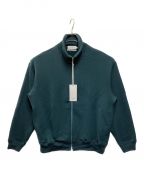 Graphpaperグラフペーパー）の古着「Bulky Wool Terry Zip Up Sweat」｜グリーン