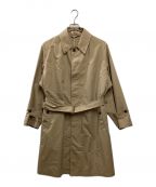 AURALEEオーラリー）の古着「FINX POLYESTER DOUBLE CLOTH SOUTIEN COLLAR COAT」｜ブラウン