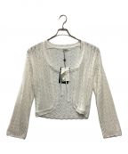 the Barnnetザ バーネット）の古着「Tid Crochet Knit Cardigan」｜ホワイト