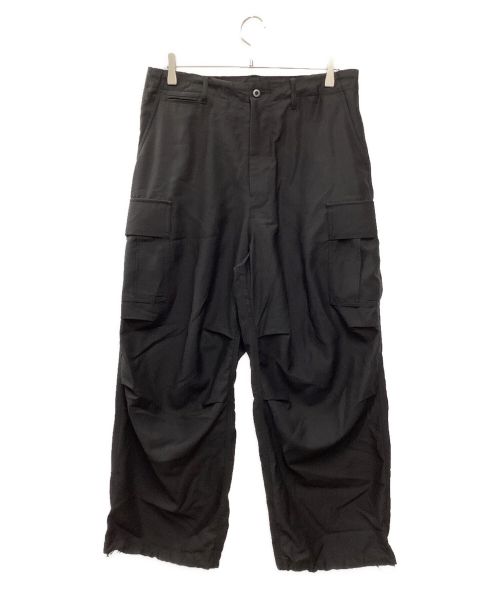 Graphpaper（グラフペーパー）Graphpaper (グラフペーパー) Wool Cupro Military Cargo Pants ブラック サイズ:1の古着・服飾アイテム