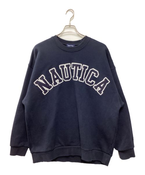 NAUTICA（ノーティカ）NAUTICA (ノーティカ) FREAK'S STORE (フリークスストア) ロゴスウェット ネイビー サイズ:XLの古着・服飾アイテム