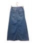 upper hights (アッパーハイツ) THE LAZY SKIRT ミッドブルー サイズ:21：16000円