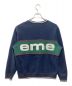 SUPREME (シュプリーム) Piping Crewneck ネイビー サイズ:SMALL：9000円