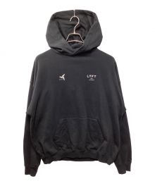 Lyft×COR（リフト×コル）の古着「LIMITED FLAG HOODIE」｜ブラック