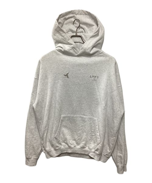 Lyft（リフト）Lyft (リフト) COR (コル) LIMITED FLAG HOODIE グレー サイズ:Mの古着・服飾アイテム