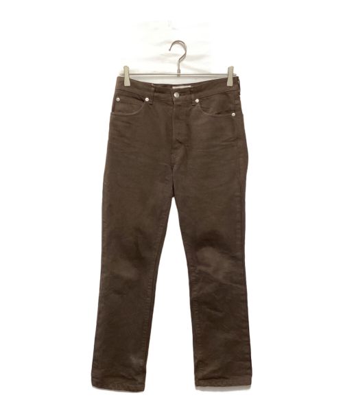 Ernie Palo（アーニーパロ）Ernie Palo (アーニーパロ) Denim Pants#01 -dyed- ブラウン サイズ:44の古着・服飾アイテム