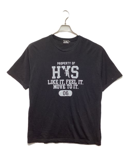 Hysteric Glamour（ヒステリックグラマー）Hysteric Glamour (ヒステリックグラマー) PROPERTY OF HYS Tシャツ ブラック サイズ:XLの古着・服飾アイテム