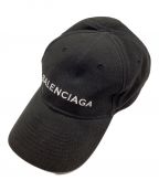 BALENCIAGAバレンシアガ）の古着「キャップ」｜ブラック